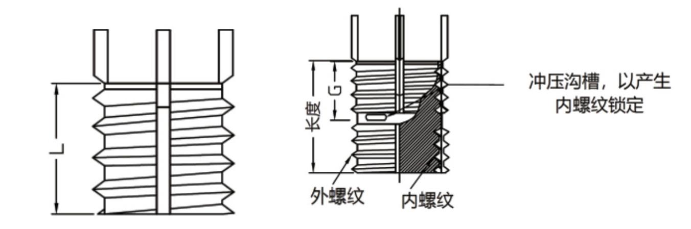 輕型插銷螺套示意圖1